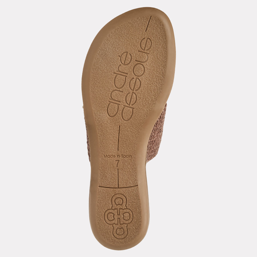 Nara Neutral Stretch Raffia Featherweights™ Sandal