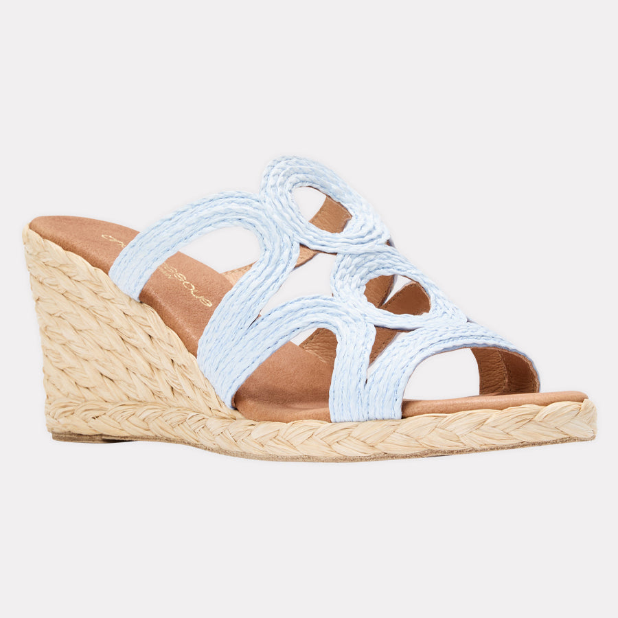 Neena Raffia Espadrille Wedge