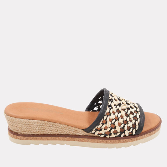 Nessie Raffia Espadrille Wedge