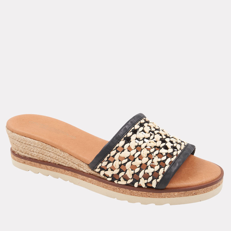 Nessie Raffia Espadrille Wedge