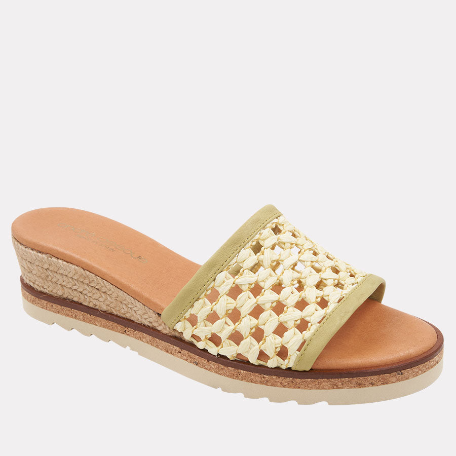 Nessie Raffia Espadrille Wedge