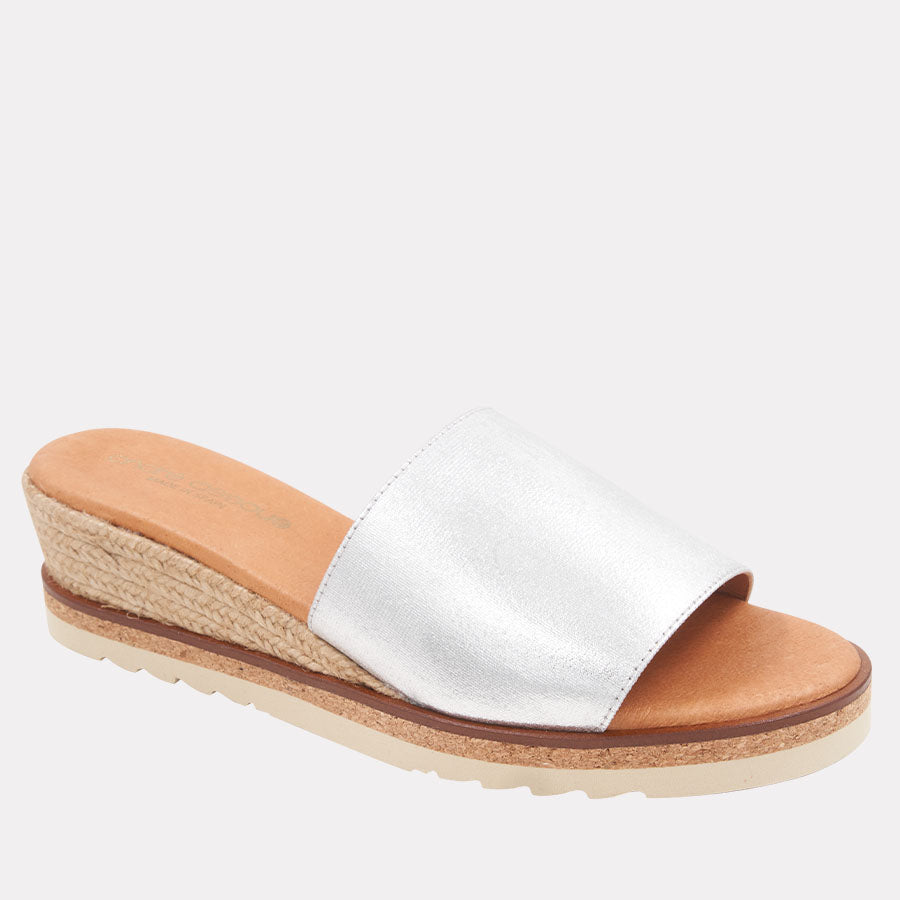 Nessie Metallic Espadrille Wedge