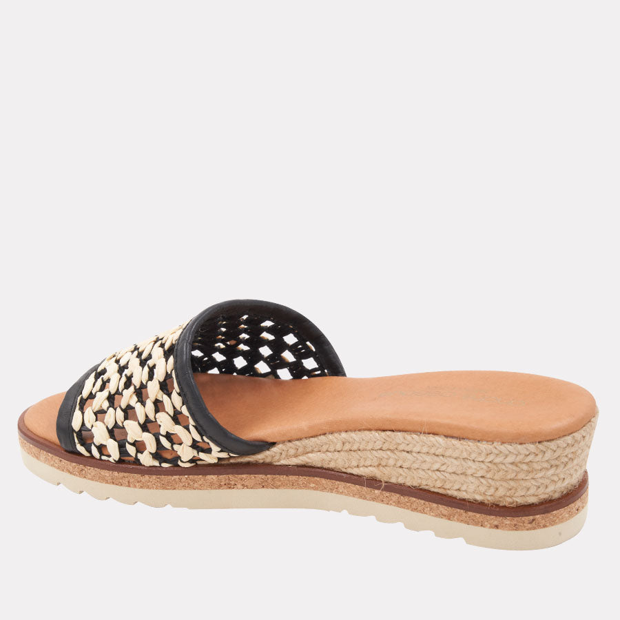 Nessie Raffia Espadrille Wedge