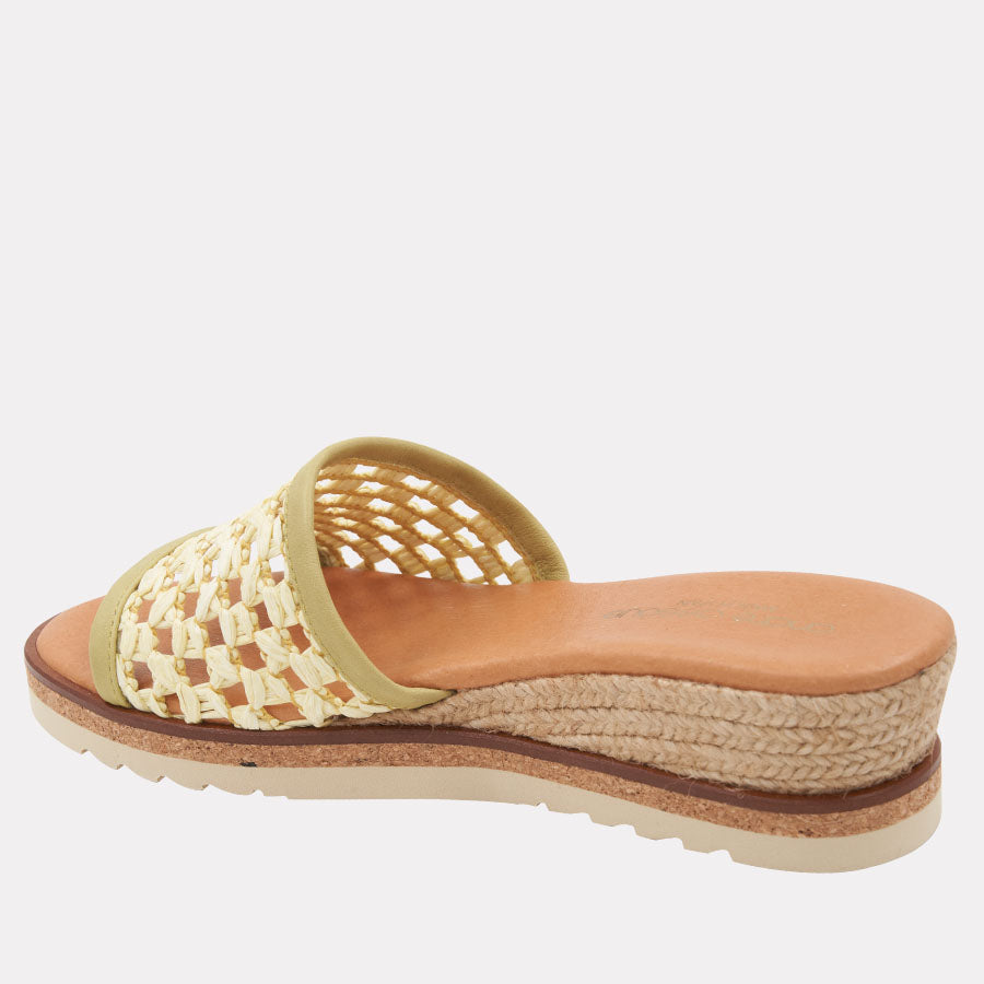 Nessie Raffia Espadrille Wedge