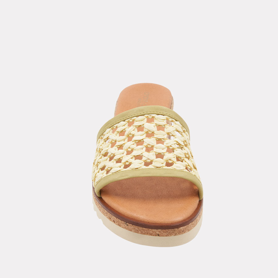 Nessie Raffia Espadrille Wedge