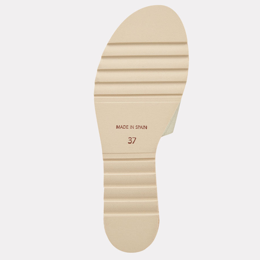 Nessie Metallic Espadrille Wedge