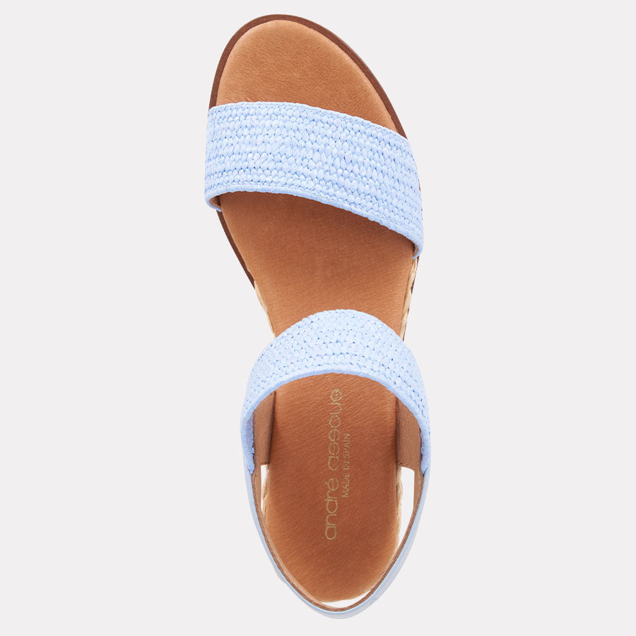 Neveah Stretch Raffia Wedge