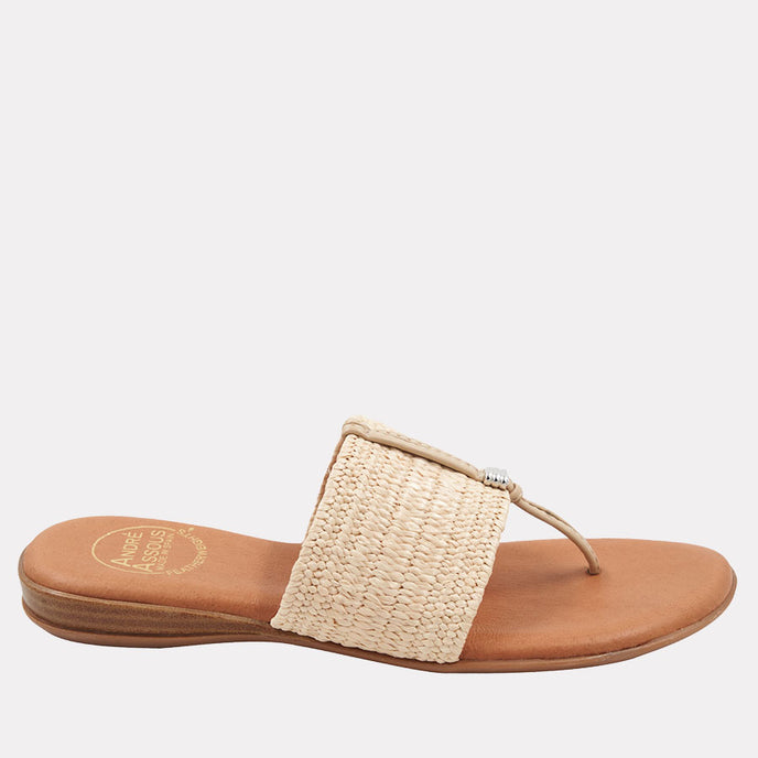 andré assous Nice Stretch Raffia Featherweights™ Sandal