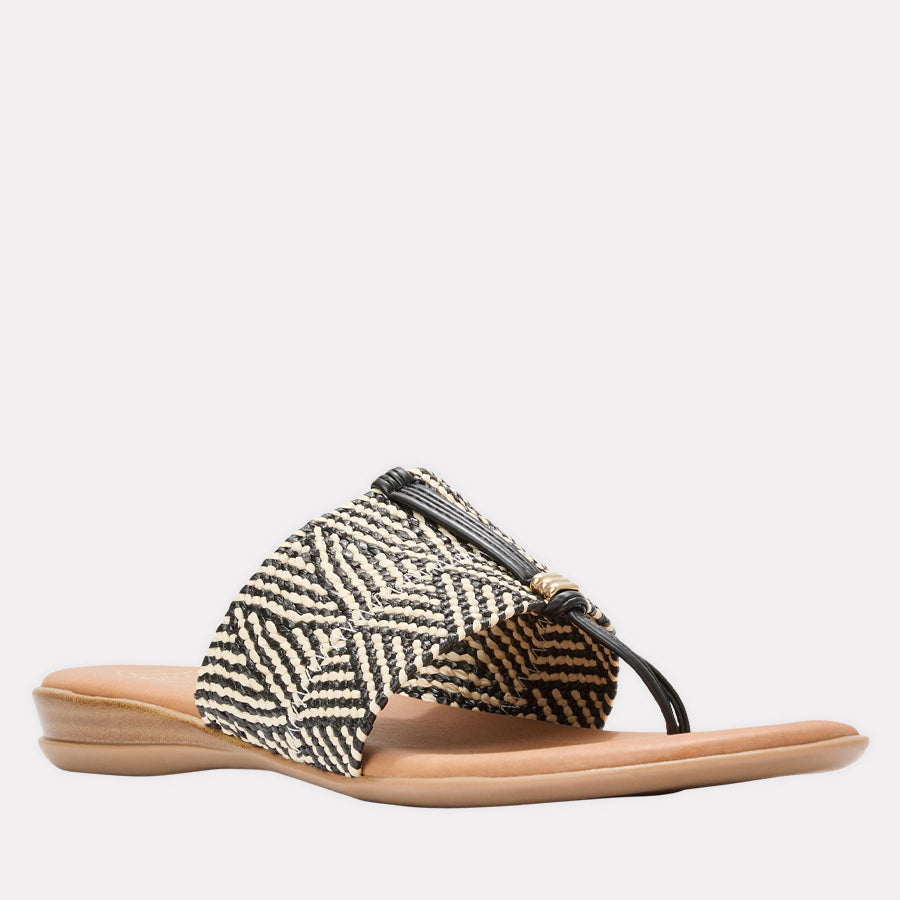 Nice Multi Stretch Raffia Featherweights™ Sandal