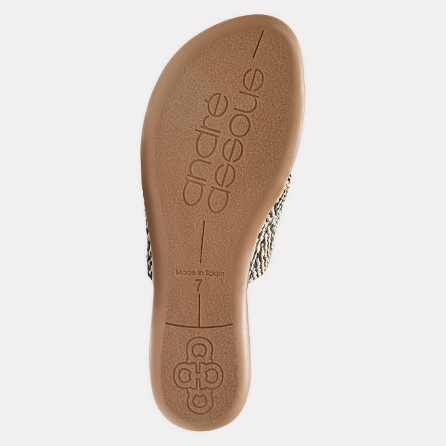 Nice Multi Stretch Raffia Featherweights™ Sandal