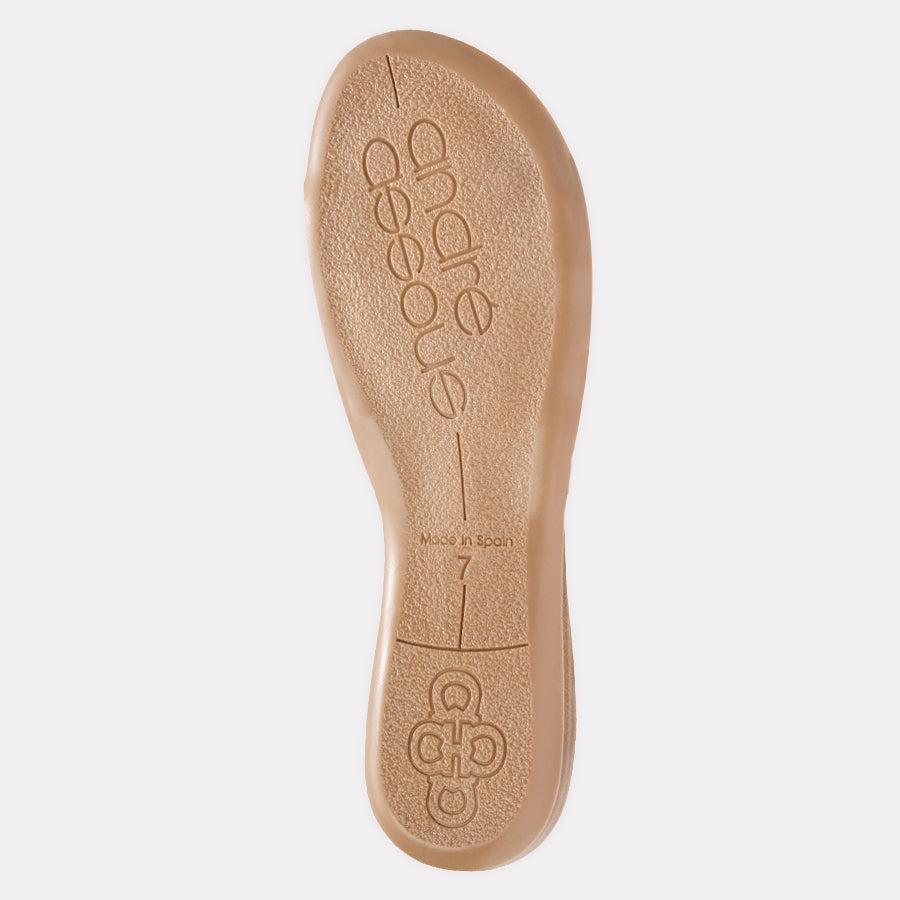 Nigella Metallic Stretch Raffia Featherweights™ Sandal