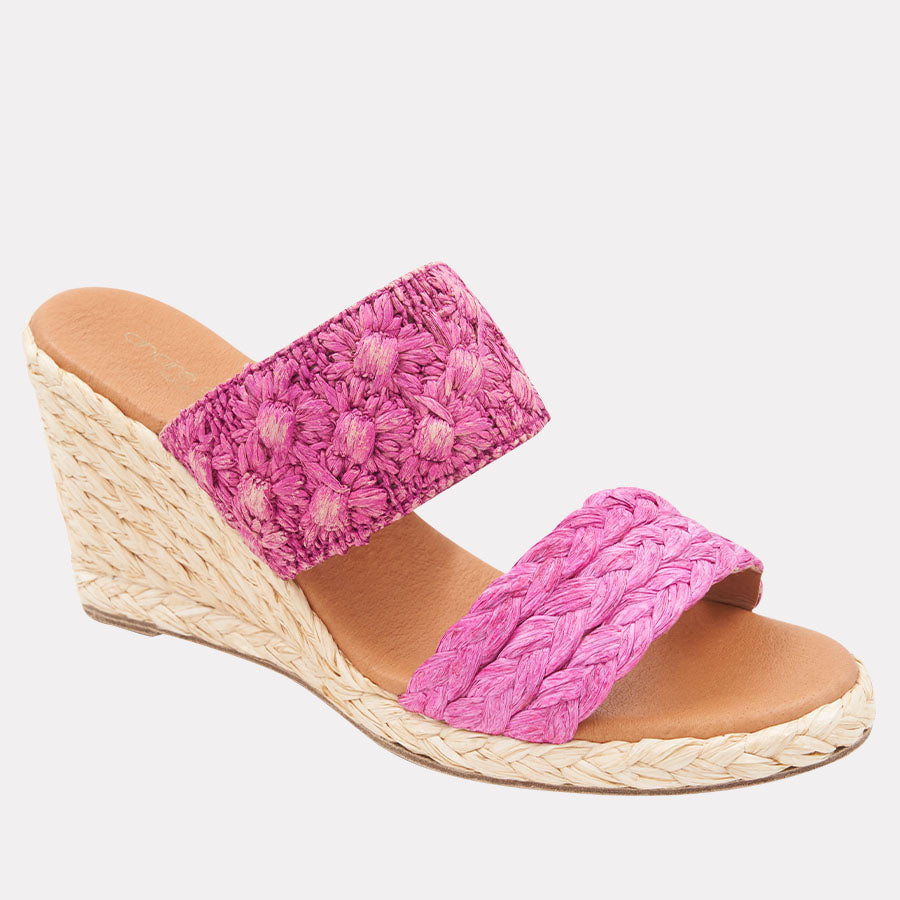 Nolita Braided Raffia Espadrille Wedge
