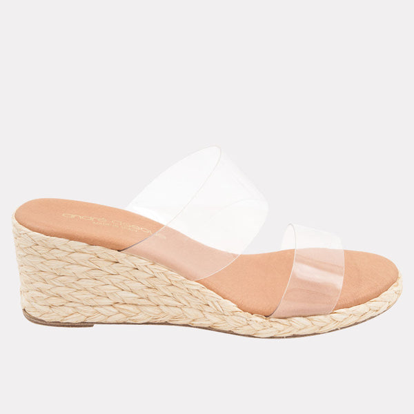 Vinyl Espadrille Wedge