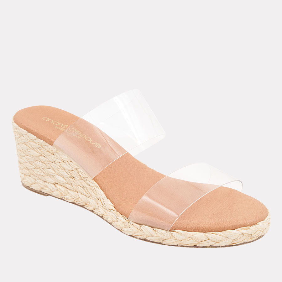 Nori  Vinyl Espadrille Wedge