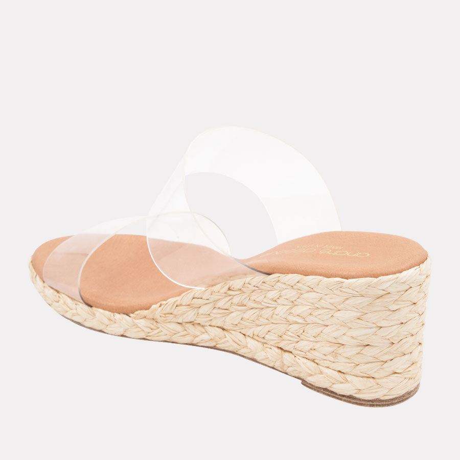 Nori  Vinyl Espadrille Wedge