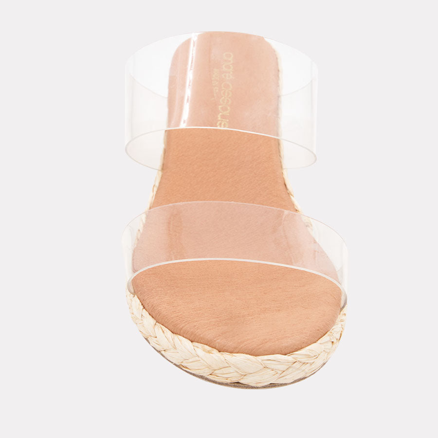 Nori  Vinyl Espadrille Wedge