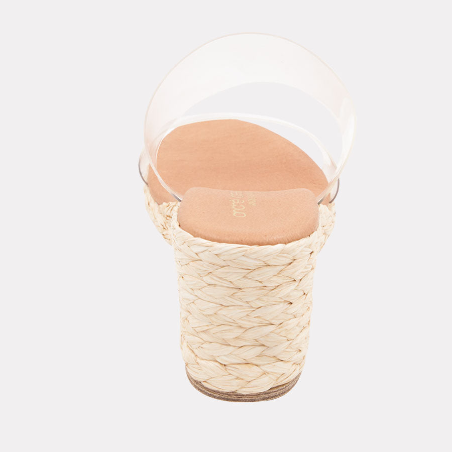 Nori  Vinyl Espadrille Wedge