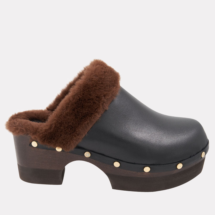 Olivia  Featherweights Faux Leather Clog