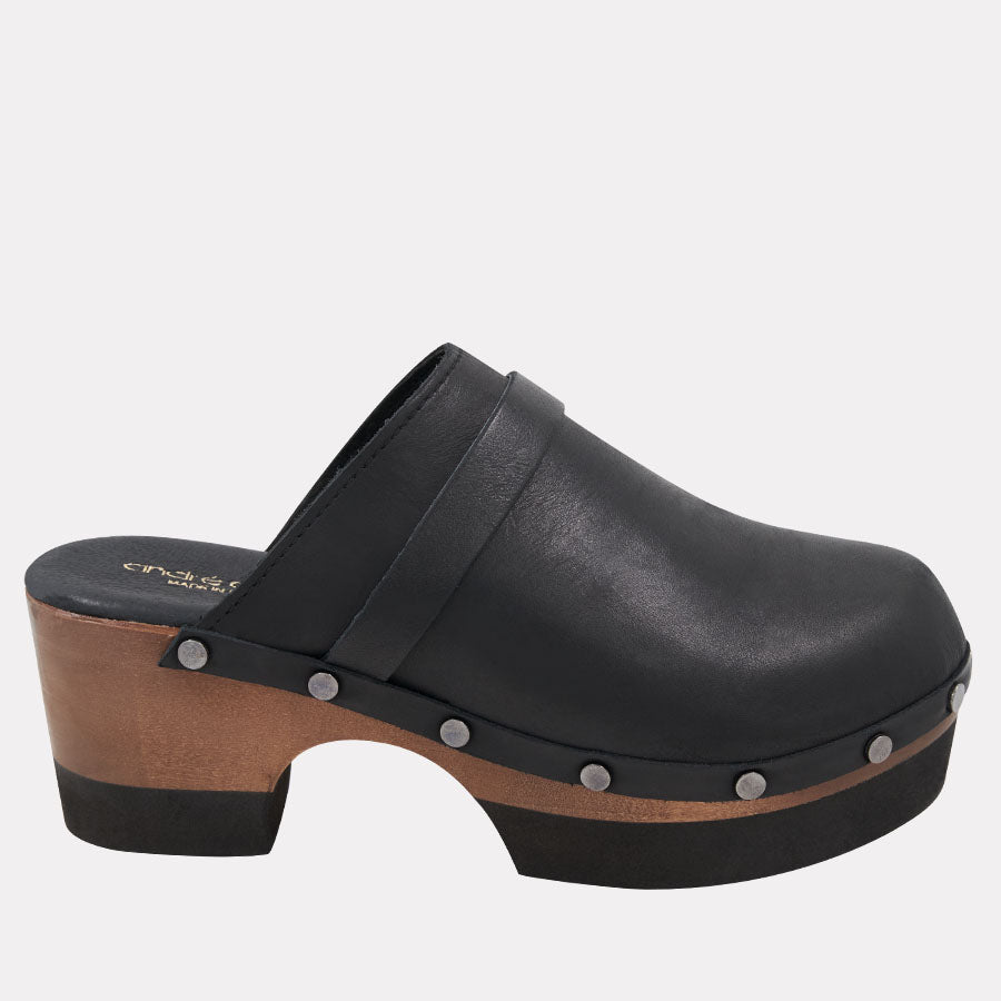 Olivia Leather Clog