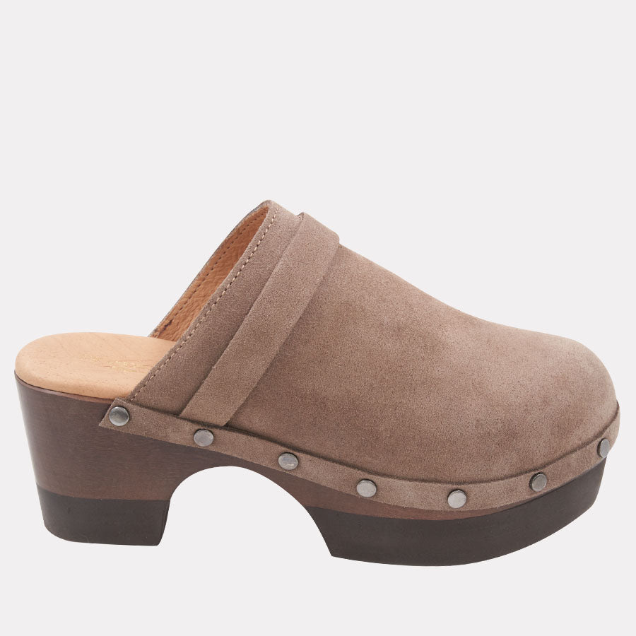 Olivia Featherweights Suede Clog