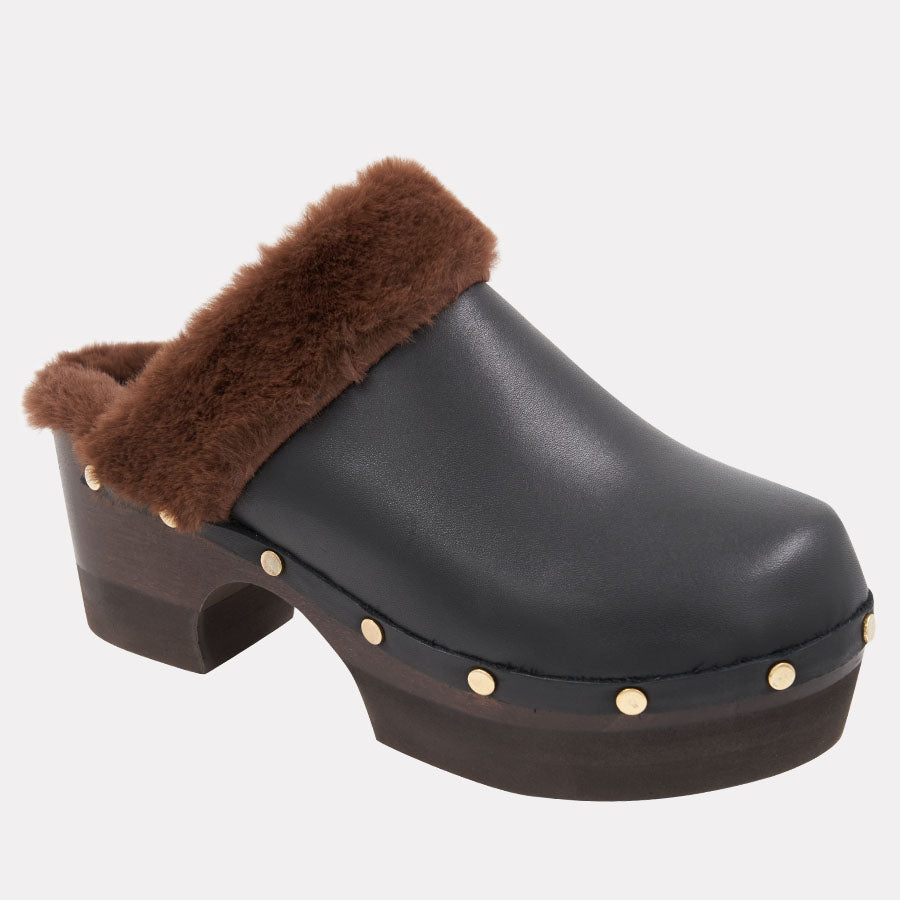 Olivia  Featherweights Faux Leather Clog