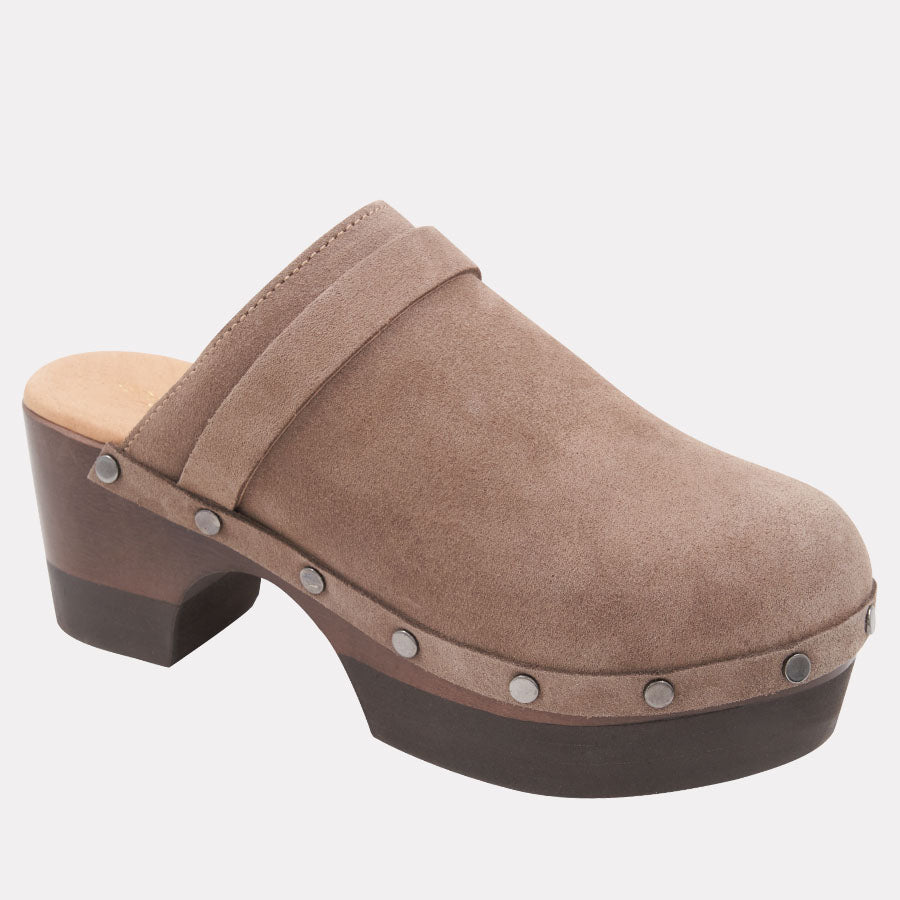 Olivia Featherweights Suede Clog