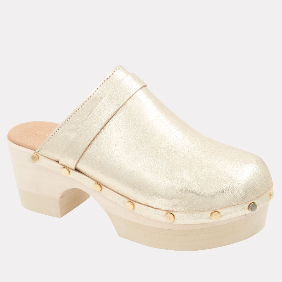 Olivia Featherweights Metallic Clog