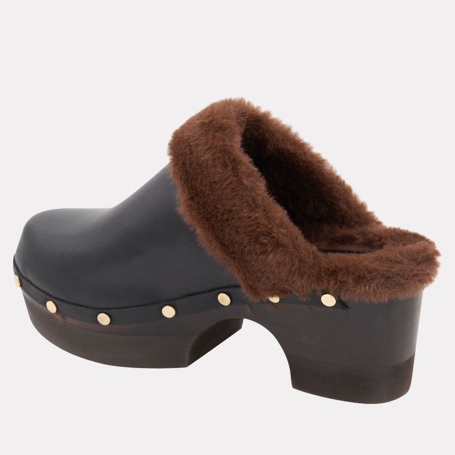 Olivia  Featherweights Faux Leather Clog