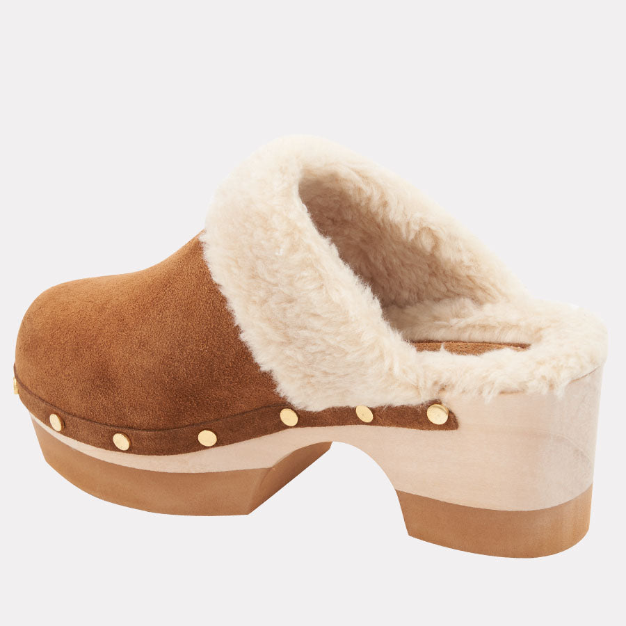 Olivia Faux Suede Clog