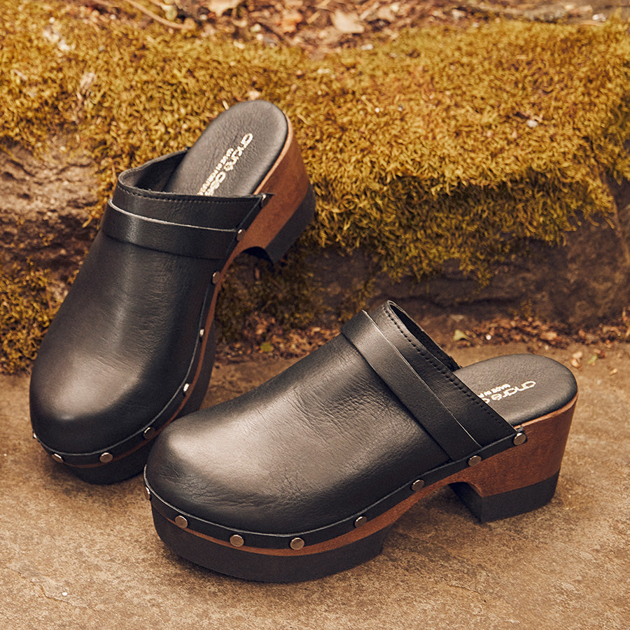 Olivia Leather Clog