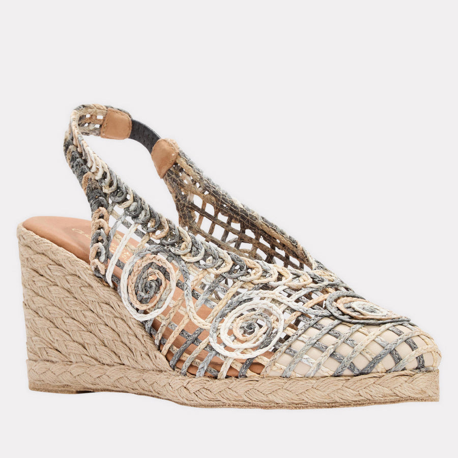 Pamala Raffia Espadrille Wedge