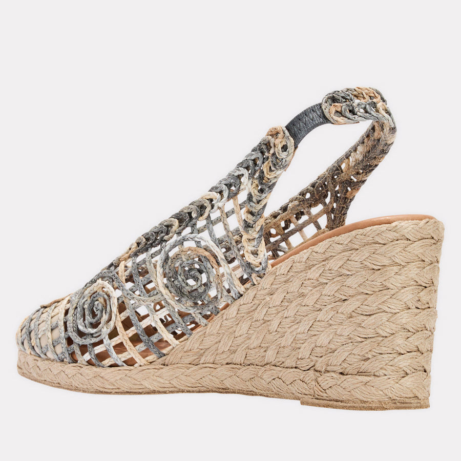Pamala Raffia Espadrille Wedge