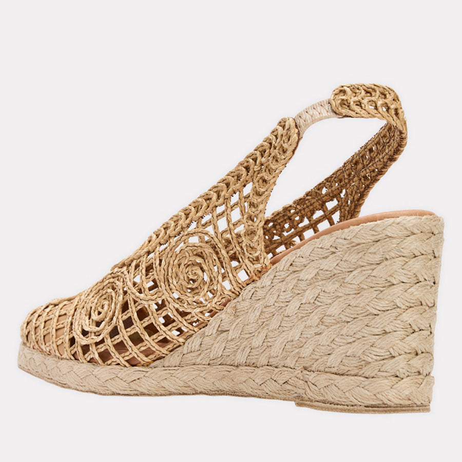 Pamala Raffia Espadrille Wedge