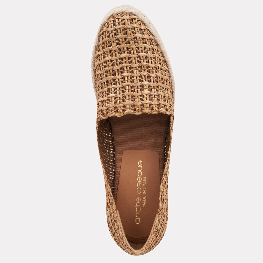 Patti Woven Raffia Espadrille Wedge