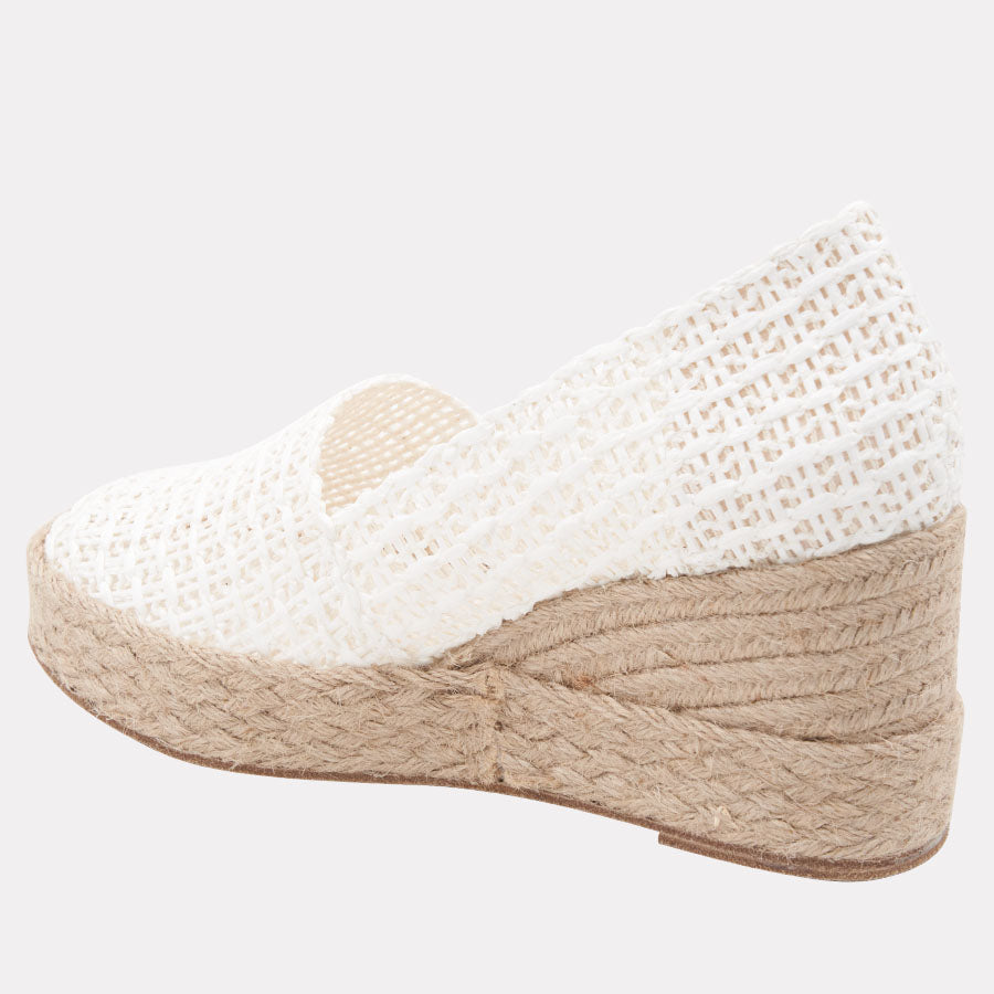 Patti Woven Raffia Espadrille Wedge