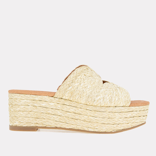 Serene Raffia Espadrille Wedge