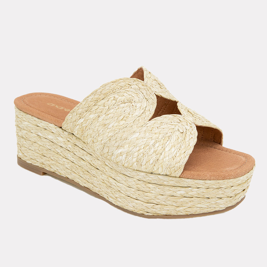 Serene Raffia Espadrille Wedge