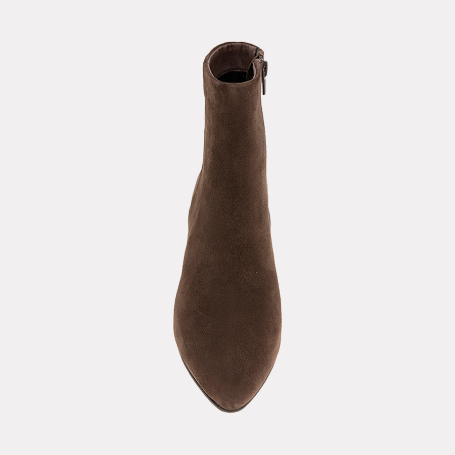 Winter Chocolate Suede Boot