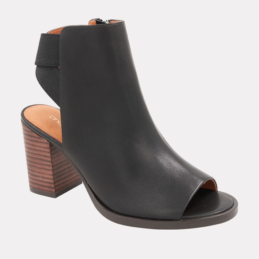 Zazie Leather Heel