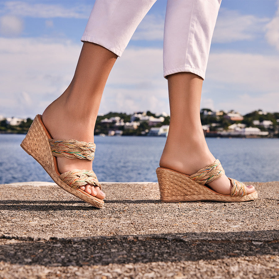 Nolita Woven Espadrille Wedge | Andre Assous