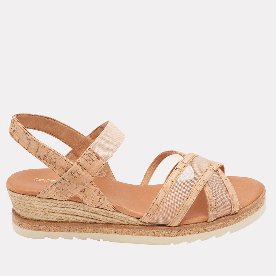 Jordan Natural Woven Sandals by Diana Ferrari | Shop Online at Diana Ferrari