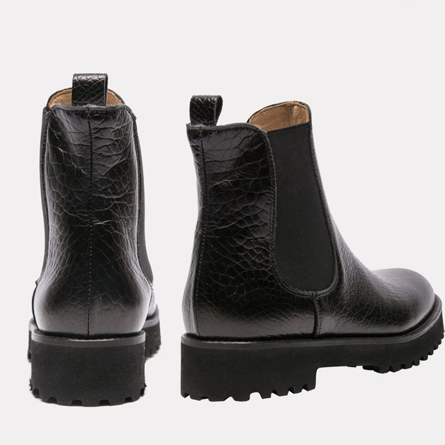 Classic Chunky Lug Sole Chelsea Boot Handcrafted in Portugal